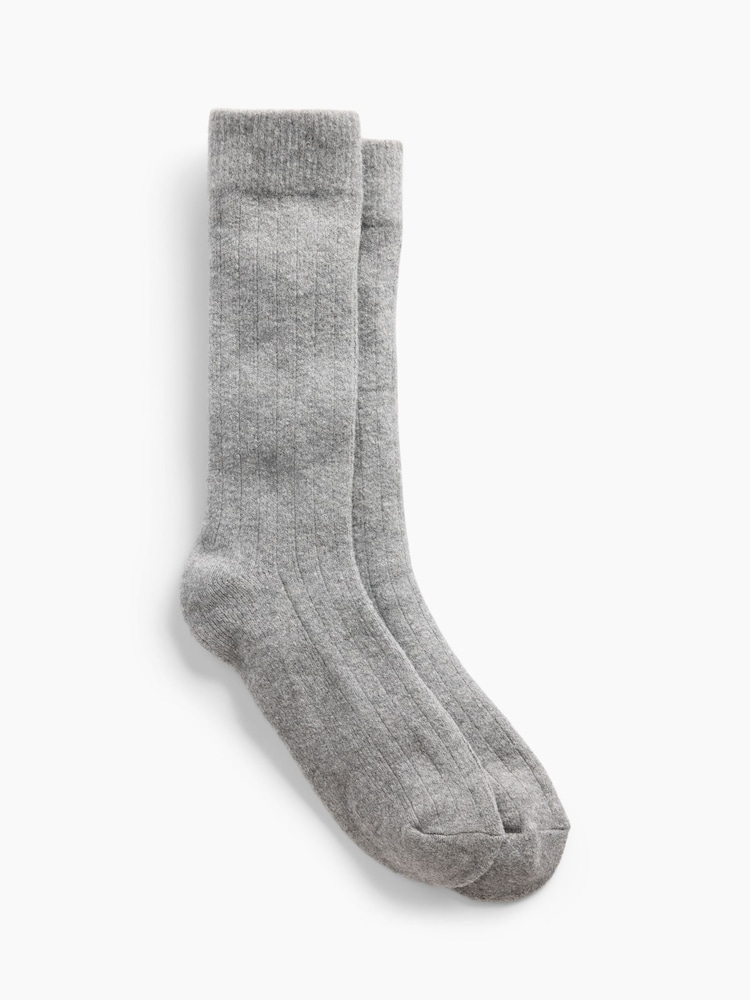 Gap Grey CashSoft Crew Socks - Image 1 of 1 Gap Grey CashSoft Crew Socks - Image 1 of 1