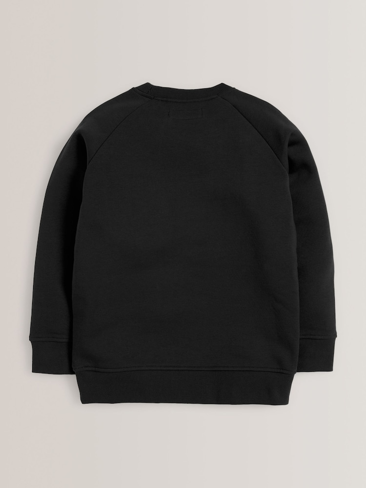 Black 2 Pack Crew Neck School Sweater (3-16yrs) - Image 2 of 3