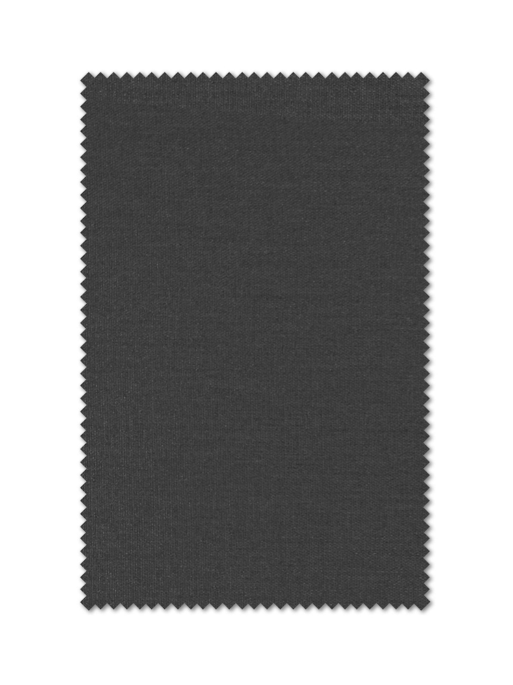 Charcoal Grey 100% Cotton Made To Measure Curtains - Image 9 of 9
