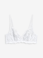 White Non Pad Full Cup A-E Lace Ultimate Comfort Bra - Image 5 of 5