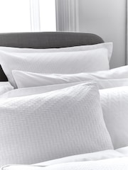 Bedeck Of Belfast White 300 Thread Count 100% Cotton Kham Oxford Pillowcase - Image 3 of 4