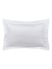 Bedeck Of Belfast White 300 Thread Count 100% Cotton Kham Oxford Pillowcase - Image 4 of 4