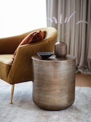 Gallery Home Gold Gold Side Table - Image 1 of 2