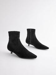 Black Forever Comfort® Chisel Toe Sock Boots - Image 4 of 8