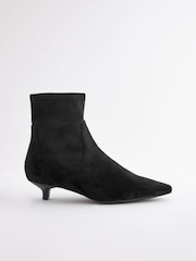 Black Forever Comfort® Chisel Toe Sock Boots - Image 5 of 8
