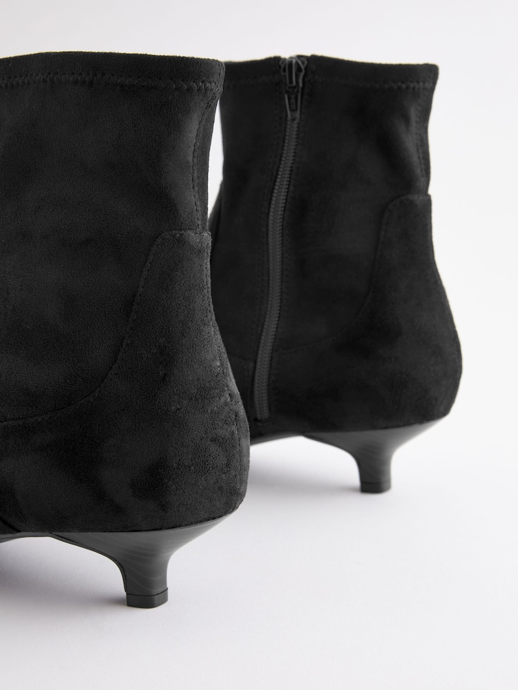 Black Forever Comfort® Chisel Toe Sock Boots - Image 8 of 8