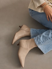 Cream Forever Comfort® Chisel Toe Sock Boots - Image 1 of 9
