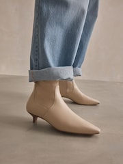 Cream Forever Comfort® Chisel Toe Sock Boots - Image 2 of 9