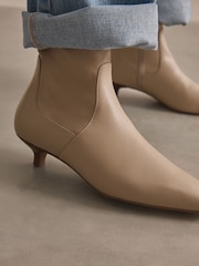 Cream Forever Comfort® Chisel Toe Sock Boots - Image 4 of 9