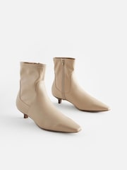 Cream Forever Comfort® Chisel Toe Sock Boots - Image 5 of 9