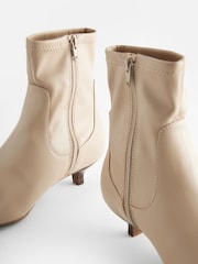 Cream Forever Comfort® Chisel Toe Sock Boots - Image 7 of 9