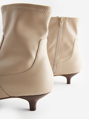 Cream Forever Comfort® Chisel Toe Sock Boots - Image 9 of 9