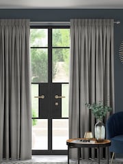 Fog Grey Voyage Maison Jasper Made To Measure Curtains - Image 1 of 7