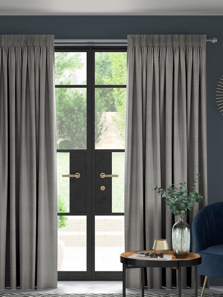 Fog Grey Voyage Maison Jasper Made To Measure Curtains - Image 1 of 7