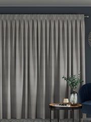Fog Grey Voyage Maison Jasper Made To Measure Curtains - Image 2 of 7