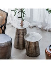 Gallery Home Bronze Lodi set of 2 Side Tables - Image 1 of 3