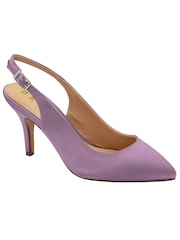 Ravel Purple Slingback Shoes On a Kitten Heels - Image 1 of 4