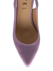 Ravel Purple Slingback Shoes On a Kitten Heels - Image 4 of 4