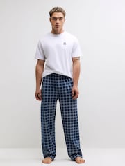 طقم بيجامة مربعات بكُم قصير من River Island - Image 4 of 5