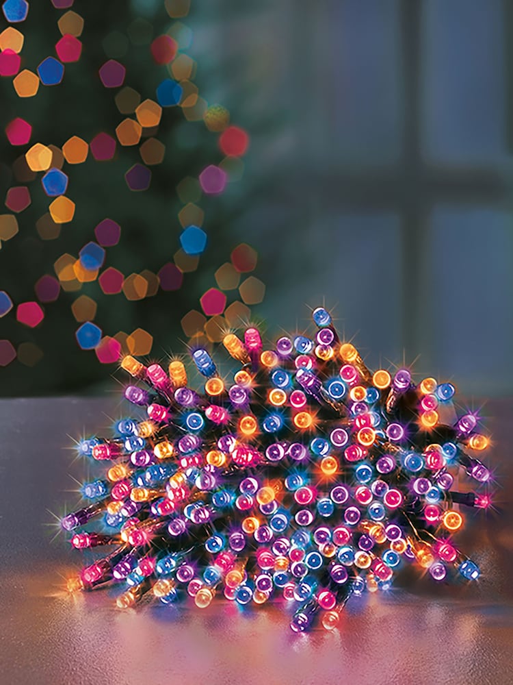 Premier Decorations Ltd Rainbow Supabright 1000 LED Rainbow Christmas Lights 80m - Image 1 of 4