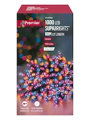 Premier Decorations Ltd Rainbow Supabright 1000 LED Rainbow Christmas Lights 80m - Image 2 of 4