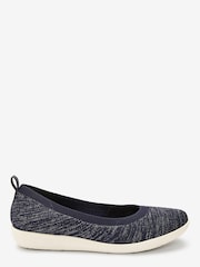 Navy Flyknit Forever Comfort® With Motion Flex EVA Ballerina Shoes - Image 1 of 4
