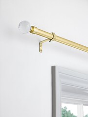 Gold 28mm Isabel Extendable Curtain Pole Kit - Image 1 of 6
