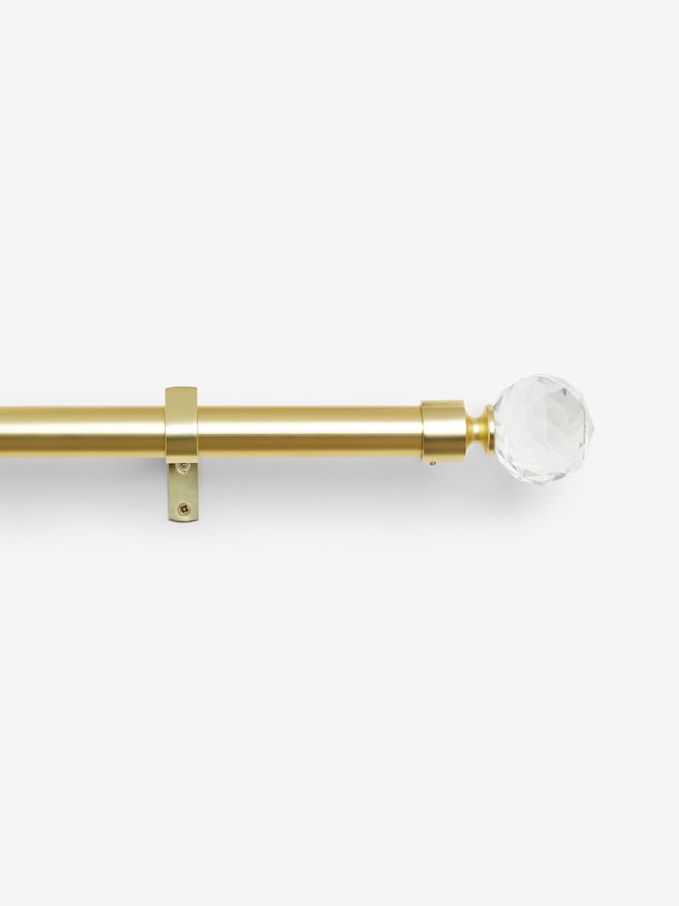 Gold 28mm Isabel Extendable Curtain Pole Kit - Image 2 of 6
