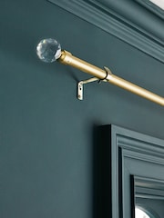 Gold 28mm Isabel Extendable Curtain Pole Kit - Image 4 of 6