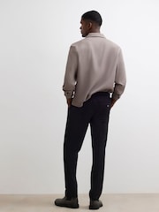 River Island Black Slim Fit Fine Texture Trousers - Image 4 of 4