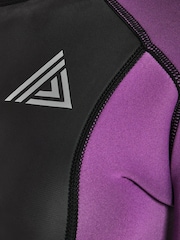 Black/Pink Full Length 2.8mm Neoprene Wetsuit - Image 9 of 12