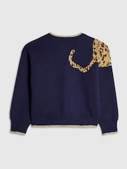 سترة كارديغان بطبعة جلد فهد من River Island - صورة 2 من 4