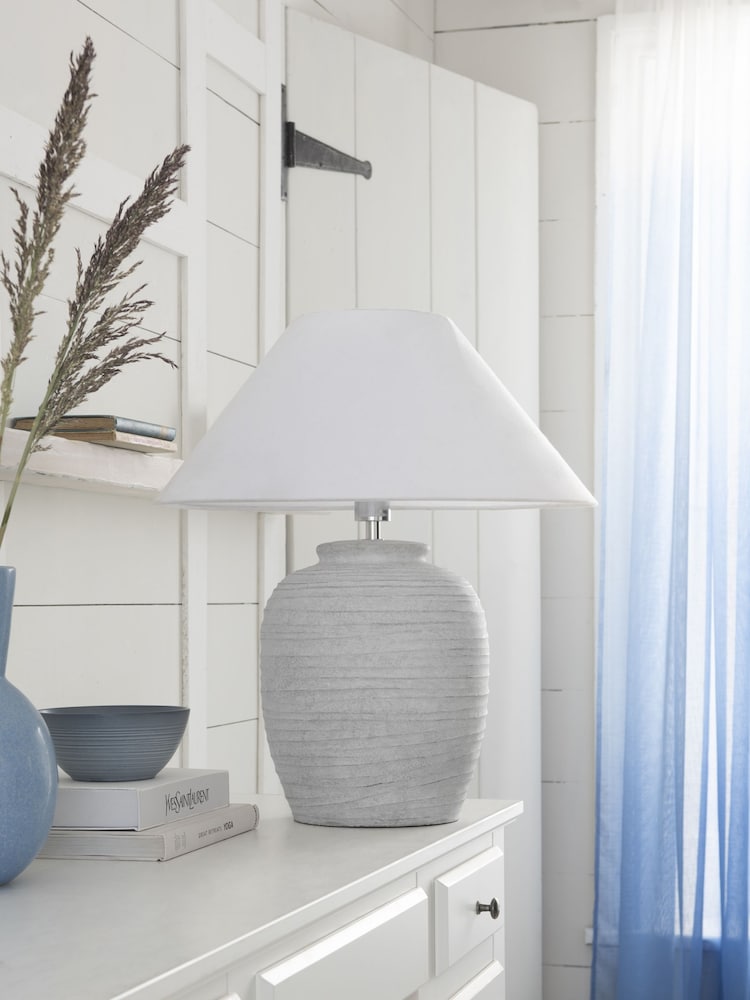 Grey/White Kingham Table Lamp - Image 2 of 6