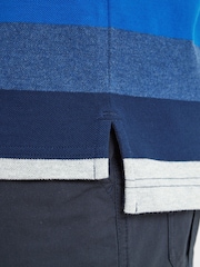 Tog 24 Blue/White Flaxby Deep Port Polo T-Shirt - Image 5 of 7