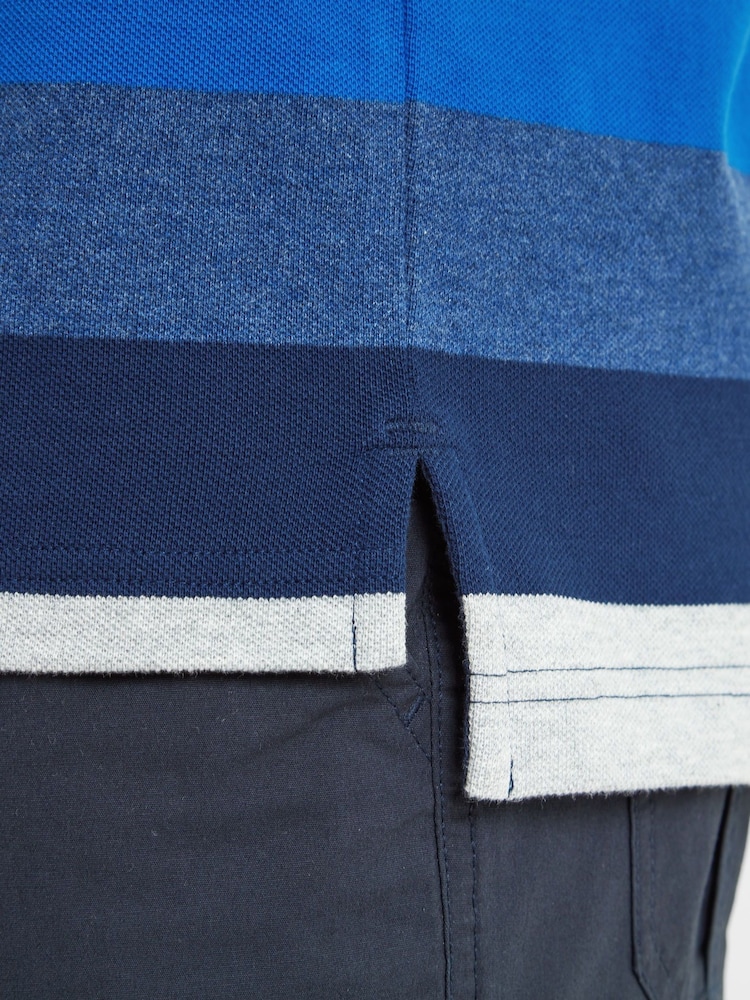 Tog 24 Blue/White Flaxby Deep Port Polo T-Shirt - Image 5 of 7 Tog 24 Blue/White Flaxby Deep Port Polo T-Shirt - Image 5 of 7