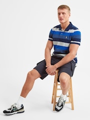 Tog 24 Blue/White Flaxby Deep Port Polo T-Shirt - Image 6 of 7