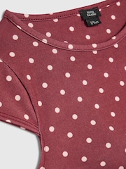 River Island Polka Dot Tie Side Top & Capri Trousers - Bilde 4 av 5