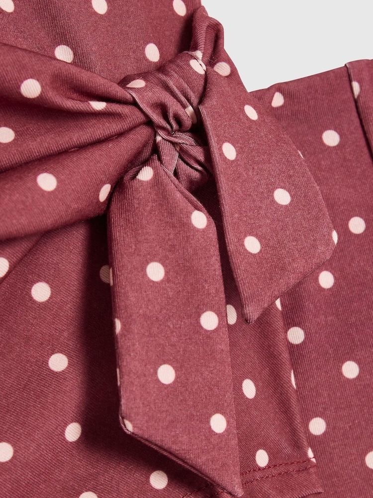 River Island Polka Dot Tie Side Top & Capri Trousers - Bilde 5 av 5