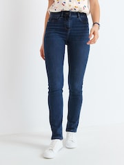 Dark Blue Power Stretch Slim Jeans - Image 1 of 5