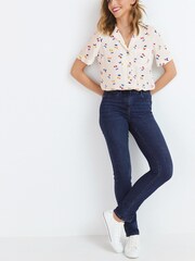 Dark Blue Power Stretch Slim Jeans - Image 3 of 5