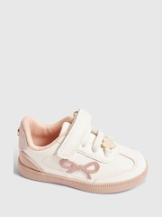 River Island White Bow Trainers - Image 2 of 6