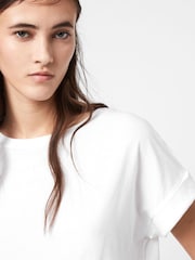 AllSaints White Imogen 100% Cotton T-Shirt - Image 5 of 5