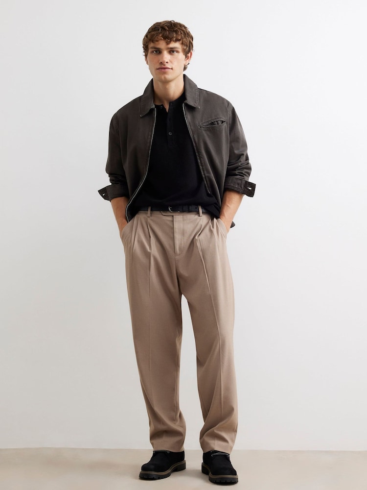 River Island Black Regular Fit Henley T-Shirt - Image 4 of 4