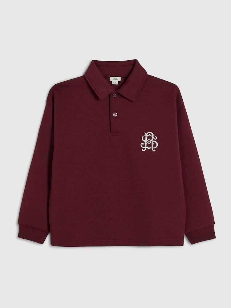 River Island Scuba Rugby Sweatshirt - صورة 1 من 4 River Island Scuba Rugby Sweatshirt - صورة 1 من 4