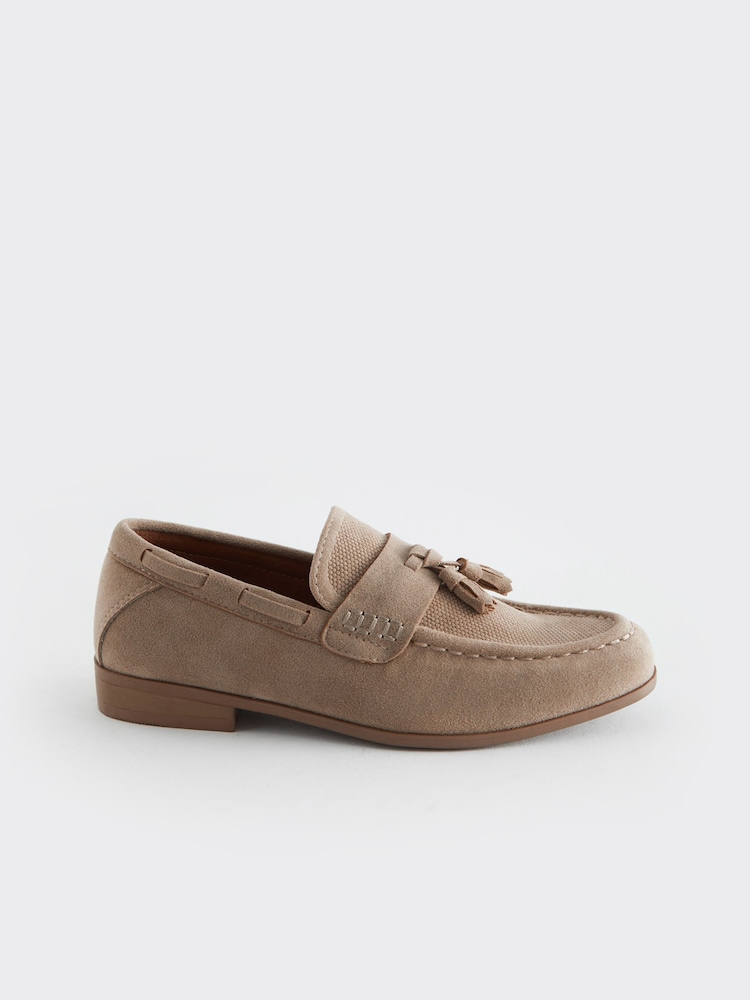 Nevtralna bež barva - Elegantni mokasini z resicami - Slika 2 iz 5 Nevtralna bež barva - Elegantni mokasini z resicami - Slika 2 iz 5