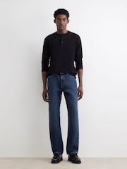 River Island Regular Fit Henley Longsleeve T-Shirt - Bilde 3 av 4