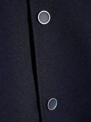 River Island Blue Twill Smart Bomber Jacket - Image 4 of 4