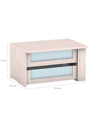 Wiemann Oak Jenson 0.75M Medium Internal 2 Drawer Set - Image 4 of 5
