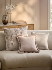 Set of 3 Natural Cushions With Inserts - Image 1 of 2