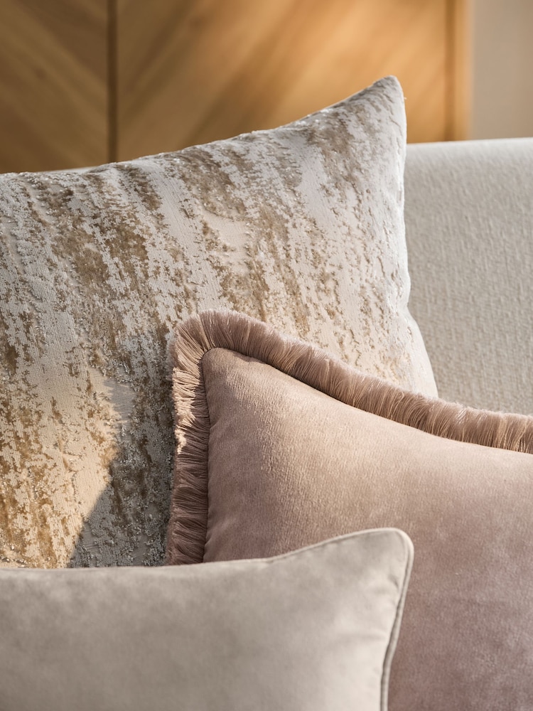 Set of 3 Natural Cushions With Inserts - Image 2 of 2 Set of 3 Natural Cushions With Inserts - Image 2 of 2